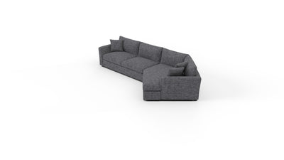 Cedar Park RAF Cuddler Sectional — wiley-charcoal