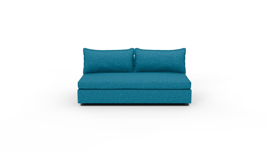 Cherrywood Armless Loveseat - Bennett Peacock