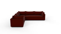 Cherrywood Corner Sectional — superb-rust