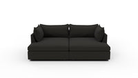 Cherrywood 96" Double Chaise Sectional - Dream Onyx