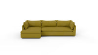 Cherrywood 136" Laf Chaise Sectional - Dream Apple