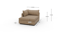 Cherrywood Laf Chaise - Dimensions - Ravina Cub