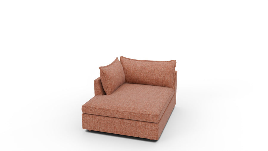 Cherrywood Laf Chaise - Wiley Rust