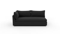 Cherrywood Laf Sofa - Superb Gunmetal