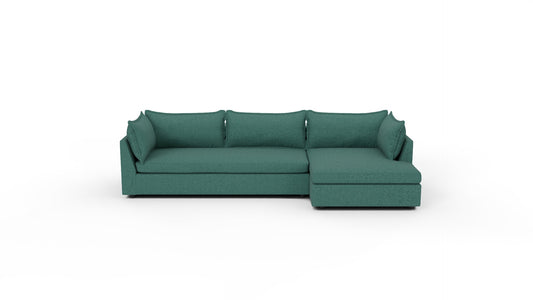 Cherrywood 136" Raf Chaise Sectional - Dream Forest