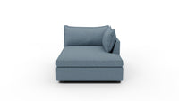 Cherrywood Raf Chaise - Elliot French Blue