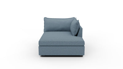 Cherrywood Raf Chaise - Elliot French Blue
