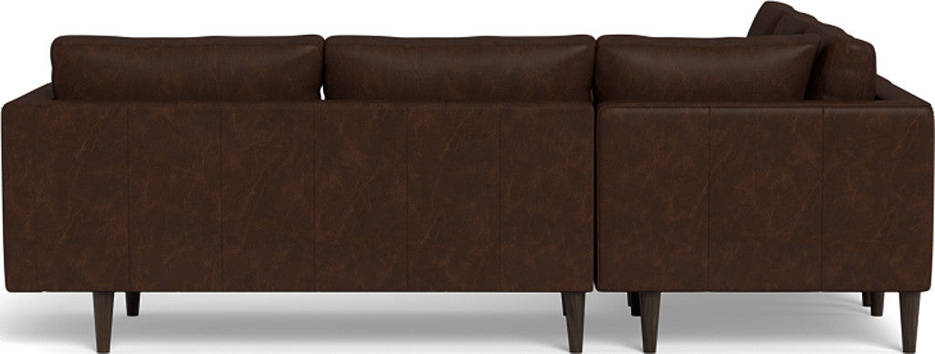 Ladybird 103" Leather Corner Sectional - Cheyenne Arrowshaft