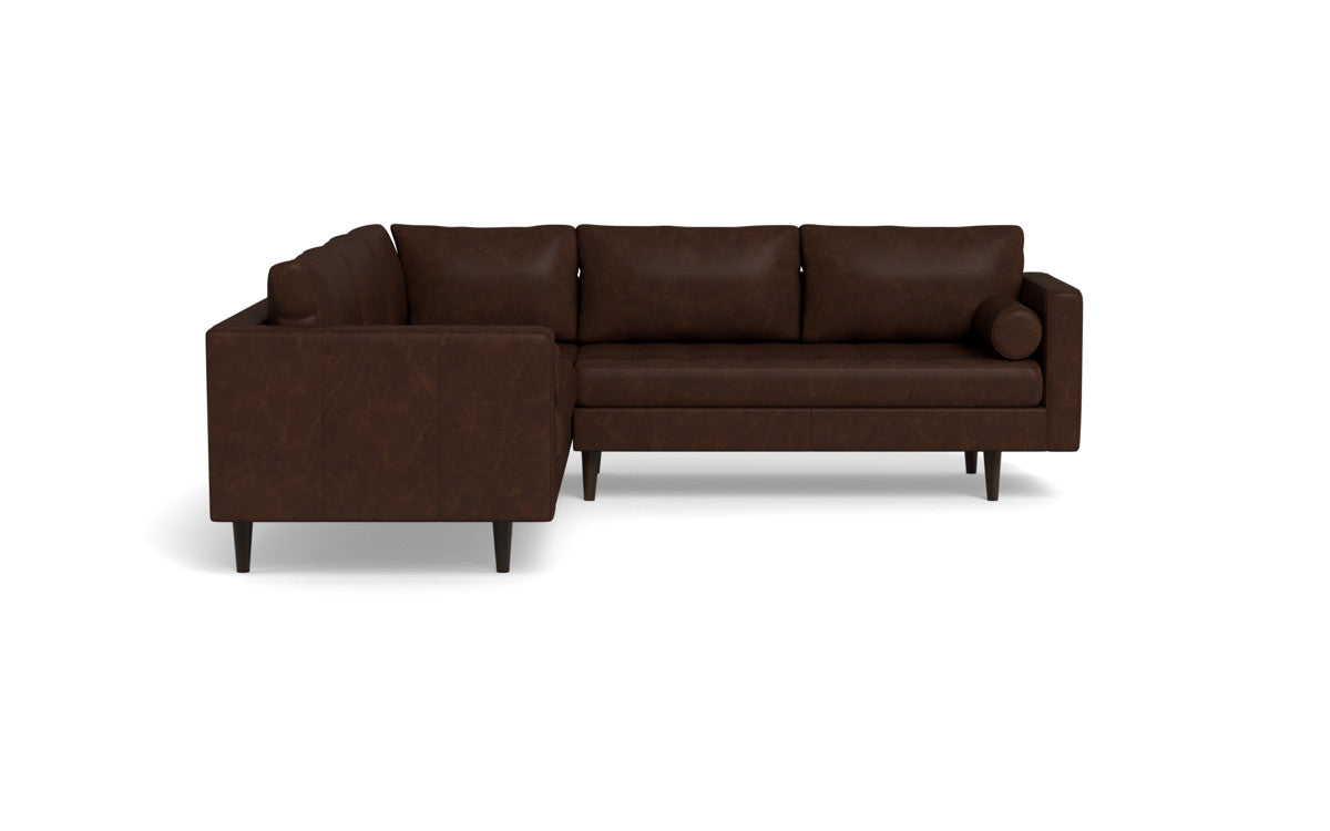 Ladybird 103" Leather Corner Sectional - Cheyenne Arrowshaft