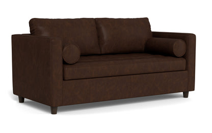 Ladybird 72" Leather Full Sleeper Loveseat - Cheyenne Arrowshaft