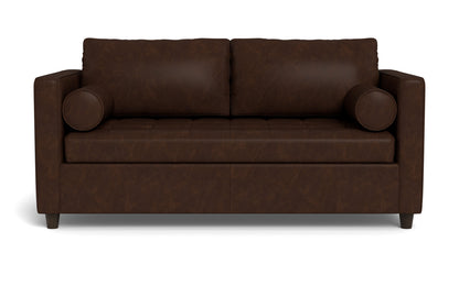 Ladybird 72" Leather Full Sleeper Loveseat - Cheyenne Arrowshaft