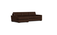 Mas Mesa 123" Deep Leather Left Chaise Sectional - Cheyenne Arrowshaft