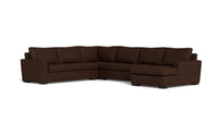 Mesa 156" Leather Corner Sectionals w. Right Chaise - Cheyenne Arrowshaft