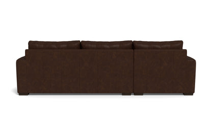Mesa 123" Leather Left Chaise Sectional - Cheyenne Arrowshaft