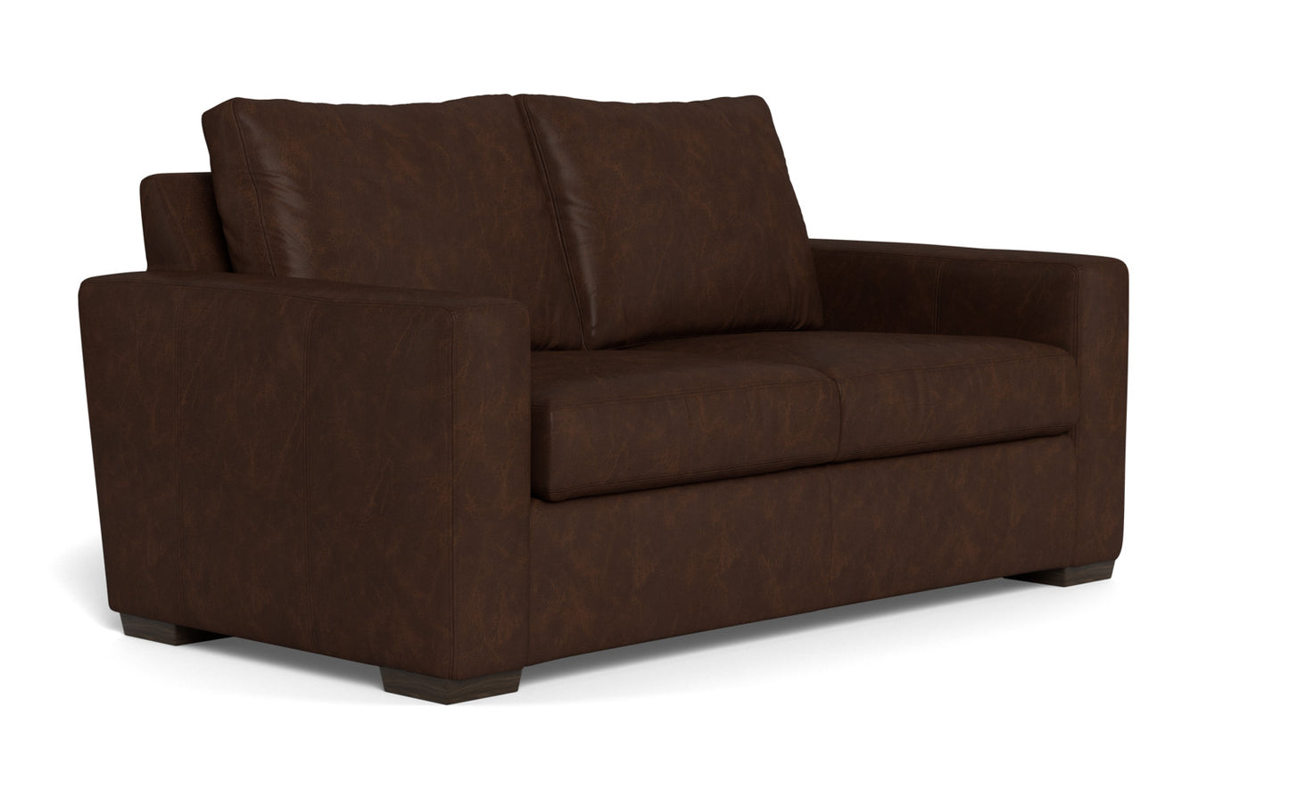 Mesa 72" Leather Loveseat - Cheyenne Arrowshaft