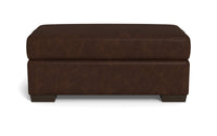 Mas Mesa Leather Ottoman -