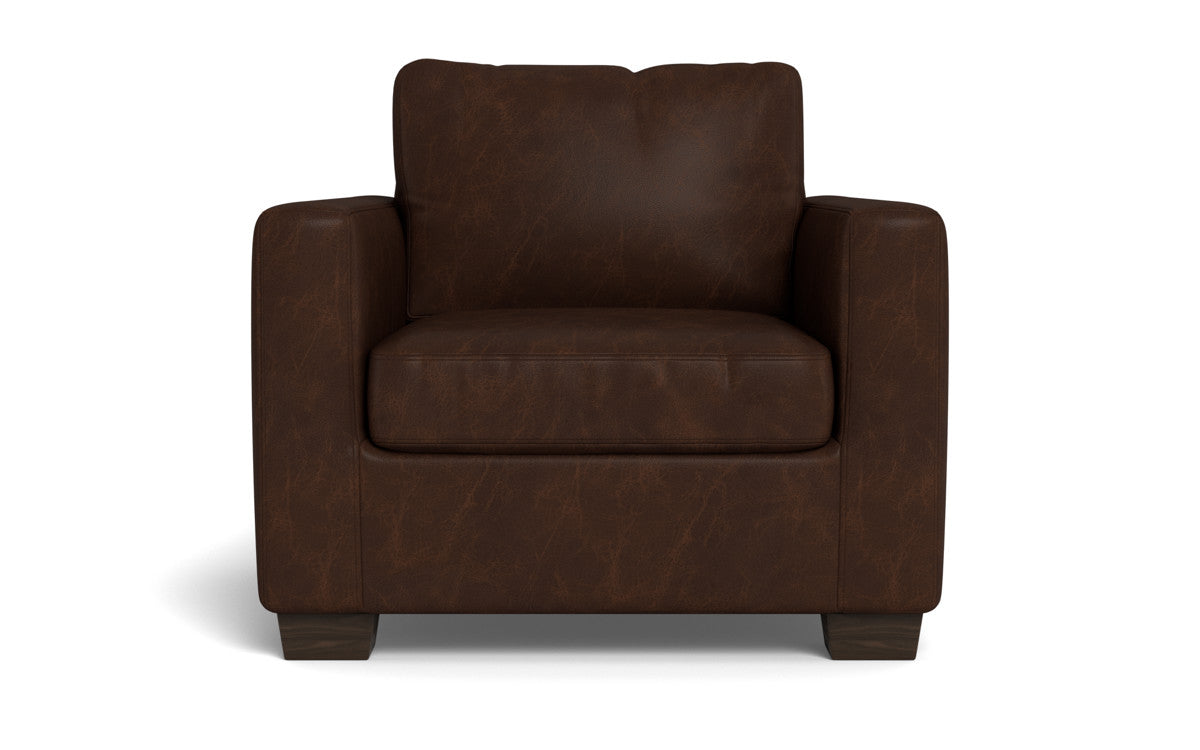 Track 36" Leather Arm Chair - Cheyenne Arrowshaft