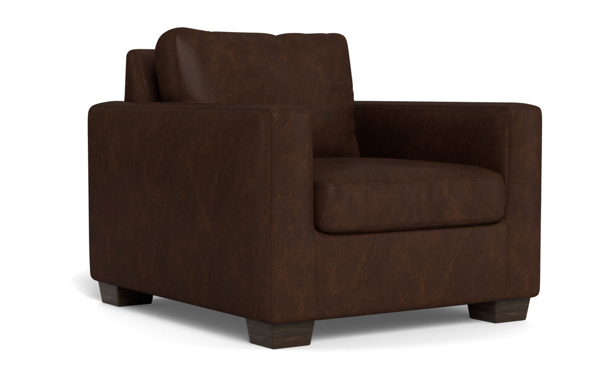 Track 36" Leather Arm Chair - Cheyenne Arrowshaft