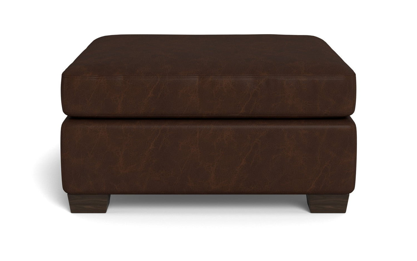 Mesa Leather Cocktail Ottoman -