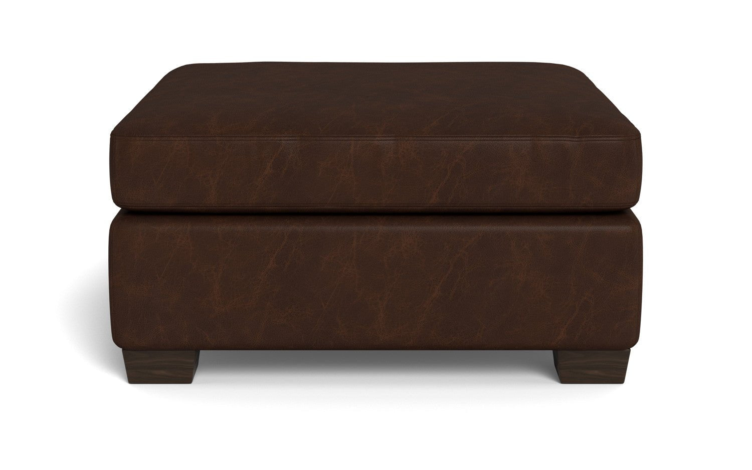 Mesa Leather Cocktail Ottoman - Cheyenne Arrowshaft