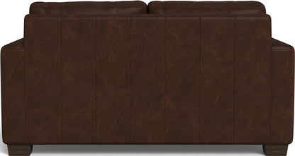 Track 62" Leather Loveseat - Cheyenne Arrowshaft