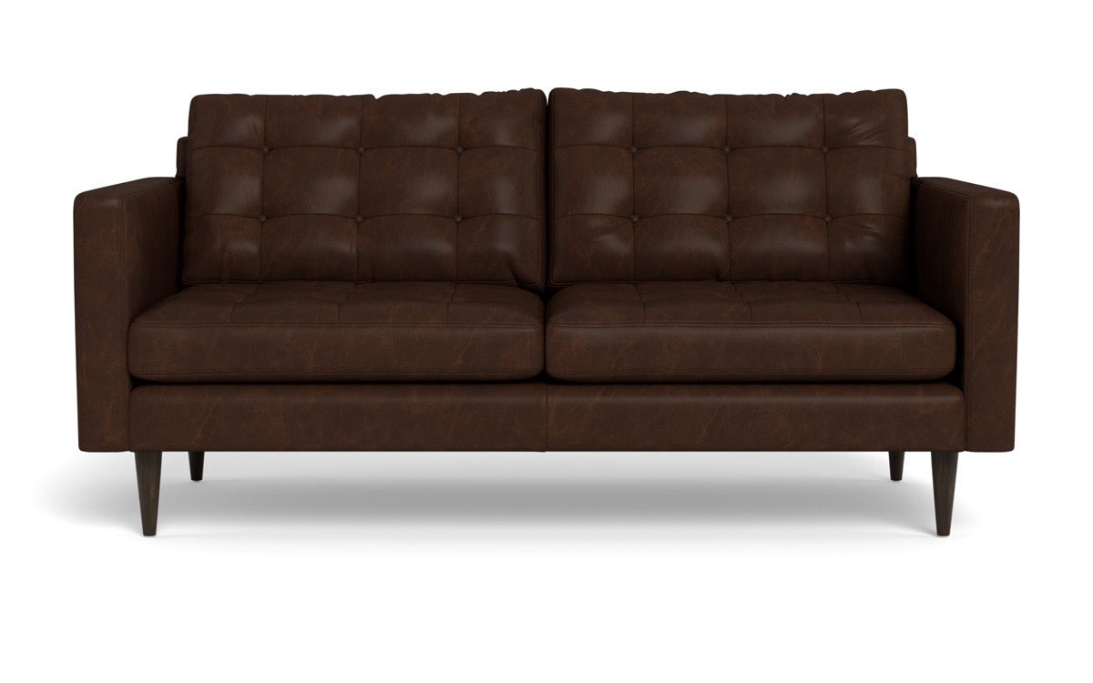 Wallace 74" Leather Apartment Sofa - Cheyenne Arrowshaft