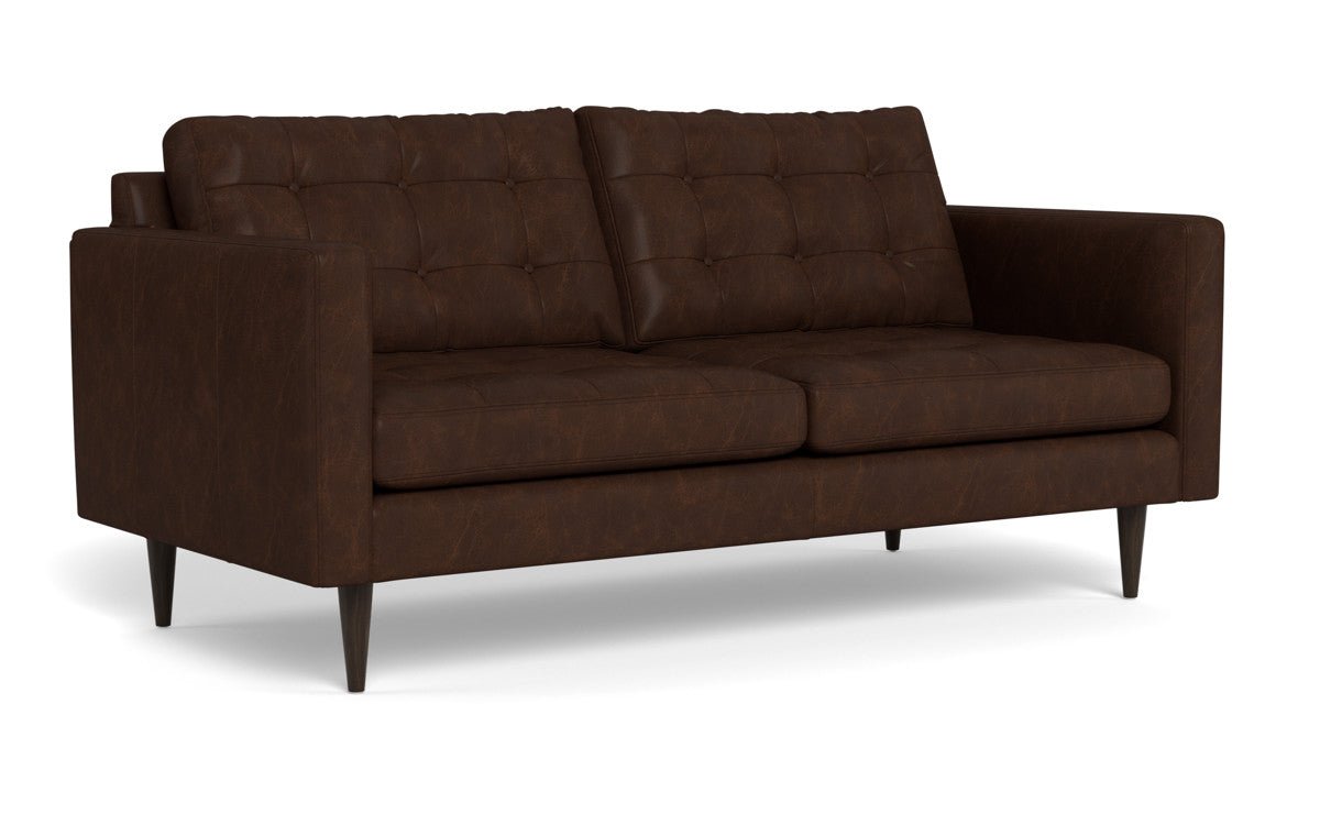 Wallace 74" Leather Apartment Sofa - Cheyenne Arrowshaft