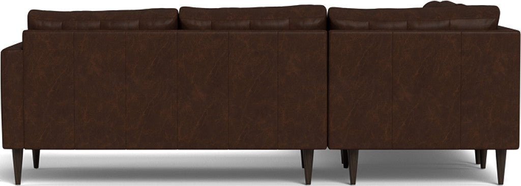 Wallace 102" Leather Corner Sectional - Cheyenne Arrowshaft