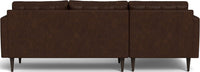 Wallace 98" Leather Left Chaise Sectional - Cheyenne Arrowshaft