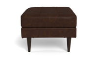 Wallace Leather Ottoman -