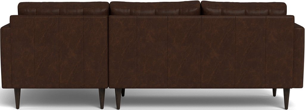 Wallace 98" Leather Right Chaise Sectional - Cheyenne Arrowshaft