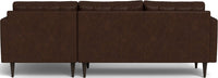 Wallace 98" Leather Right Chaise Sectional - Cheyenne Arrowshaft