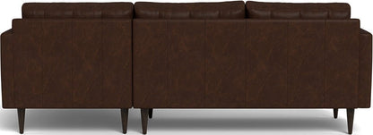 Wallace 98" Leather Right Chaise Sectional - Cheyenne Arrowshaft