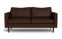 Wallace 74" Leather Untufted Apartment Sofa - Cheyenne Arrowshaft