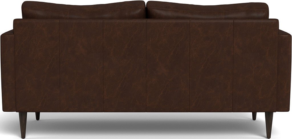 Wallace 74" Leather Untufted Apartment Sofa - Cheyenne Arrowshaft