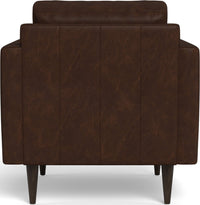 Wallace 34" Leather Untufted Arm Chair - Cheyenne Arrowshaft