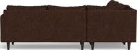 Wallace 102" Leather Untufted Corner Sectional - Cheyenne Arrowshaft
