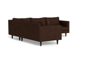 Wallace 102" Leather Untufted Corner Sectional - Cheyenne Arrowshaft
