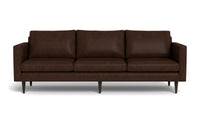 Wallace 98" Leather Untufted Estate Sofa - Cheyenne Arrowshaft