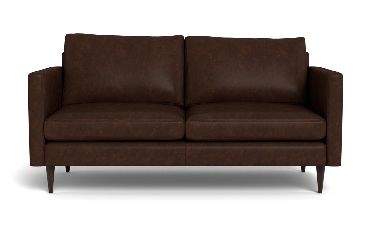 Wallace 69" Leather Untufted Loveseat - Cheyenne Arrowshaft