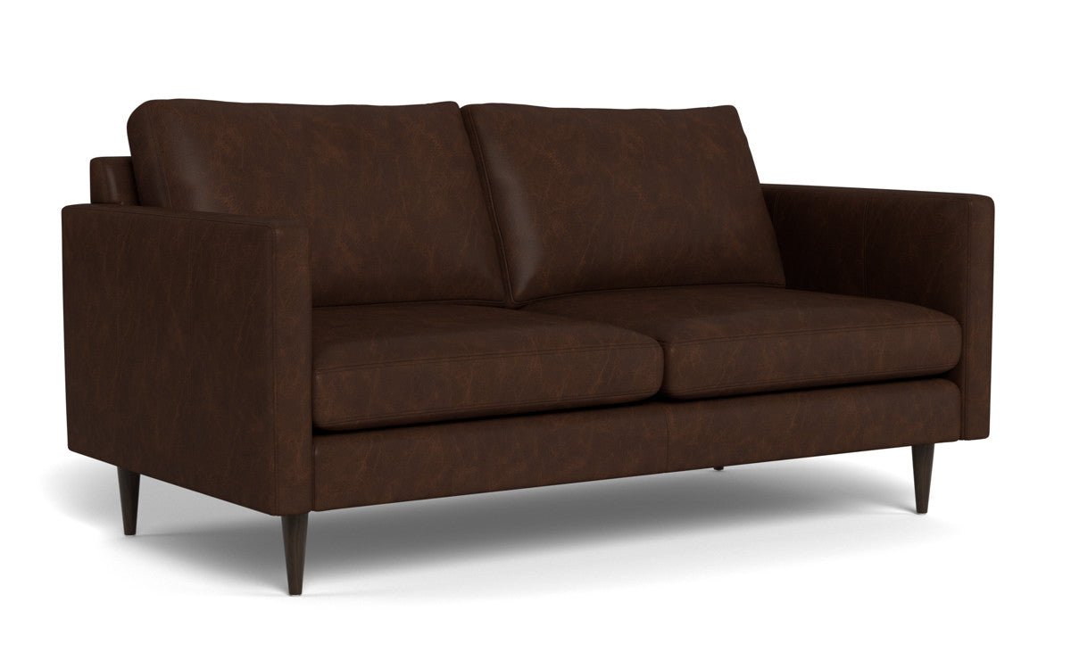 Wallace 69" Leather Untufted Loveseat - Cheyenne Arrowshaft