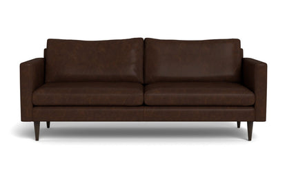 Wallace 85" Leather Untufted Sofa - Cheyenne Arrowshaft