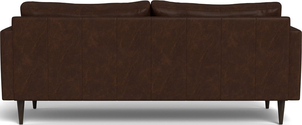 Wallace 85" Leather Untufted Sofa - Cheyenne Arrowshaft