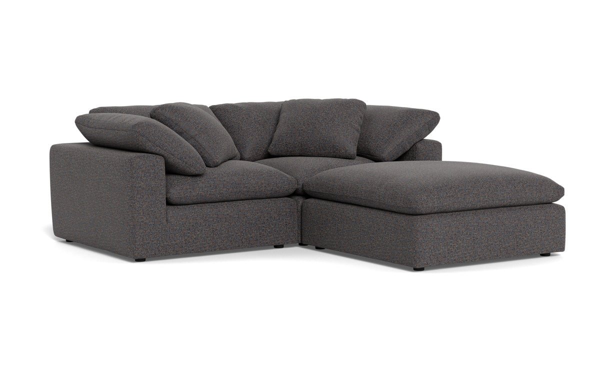 Fluffy 89" 2 Piece Sofa w/Otto - Cordova Eclipse