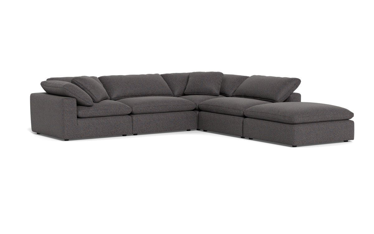Fluffy 133.5" 4 Piece Sectional w/Otto - Cordova Eclipse