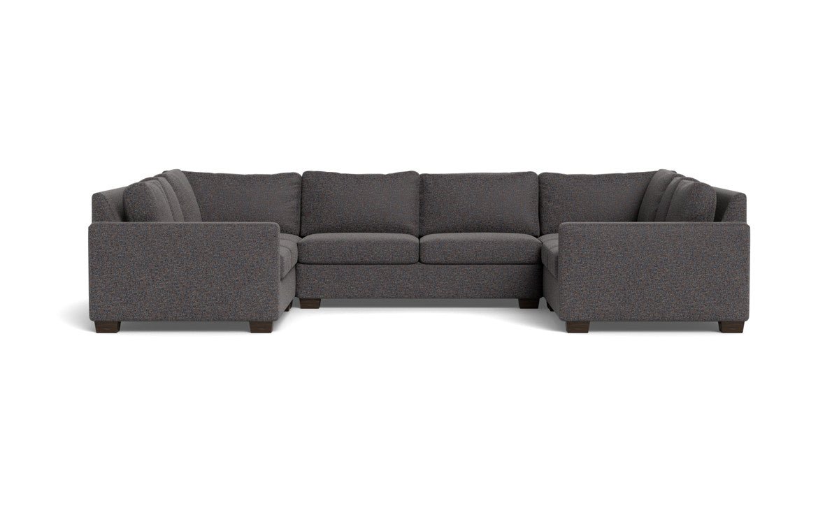 Track 141" Corner Sofa U Sectional - Cordova Eclipse