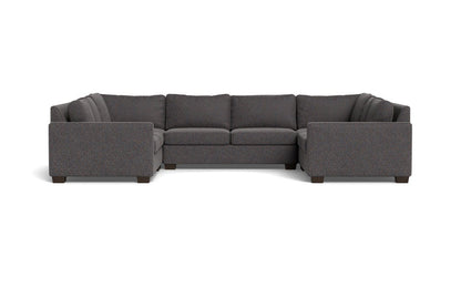 Track 141" Corner Sofa U Sectional - Cordova Eclipse