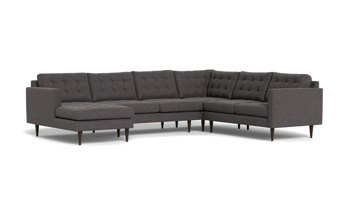 Wallace 130" Corner Sectionals w. Left Chaise - Cordova Eclipse