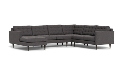 Wallace 130" Corner Sectionals w. Left Chaise - Cordova Eclipse