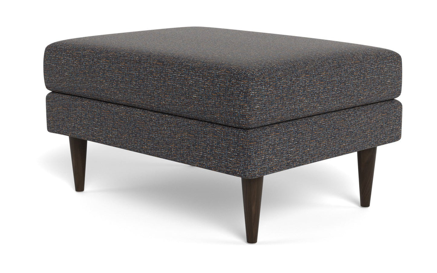Wallace Untufted Ottoman - Cordova Eclipse